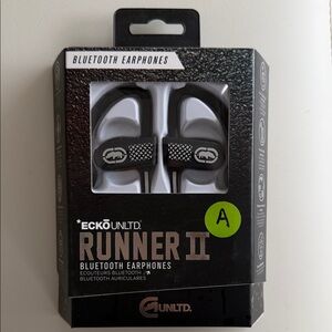 Ecko Unlimited Runner II Bluetooth Earphones - Black and Gray